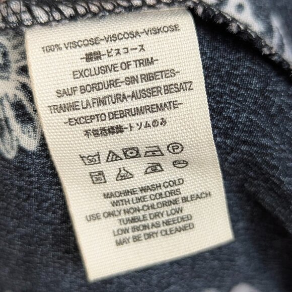 Free People | Black Floral Short Sleeve Mini Dress Size Small - Picture 7 of 7